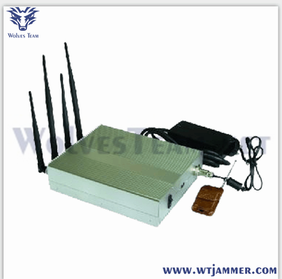 Buy Selectable 4-Antenna Wifi Bluetooth Signal Jammer Indoor Wall Mount For High Level Secret Meeting Rooms online manufacture