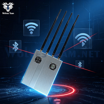 Buy 4 Antenna Cell Phone Signal Jammer 20 Wattage With Outer Detacha online manufacture