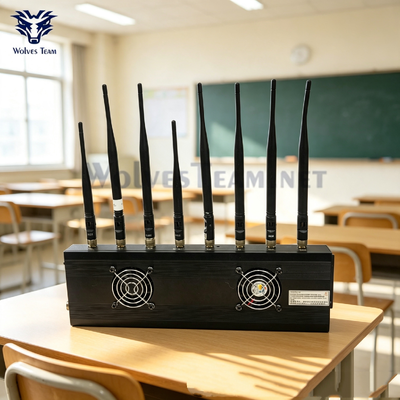 Buy 40W 8 Bands Desktop Anti Cheating Signal Jammer for School Examination Rooms online manufacture
