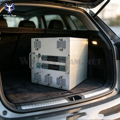 Buy Indoor 10 Channel 500W Vehicle Mounted Anti Drone Jammer For Long Distance online manufacture