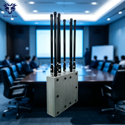 Buy Full Band Wireless Signal Blocker 8 Adjustable Antennas Anti‑Eavesdropping Device for Government Secure Meetings and Law‑Enforcement On‑Site Temporary Missions online manufacture