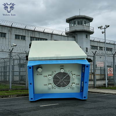 Buy High Power Waterproof 500-2000M 2.4G 5.8G Drone WiFi & GPS Signal Jammer Anti-UAV Blocker for Large African Prisons and Correctional Facilities online manufacture