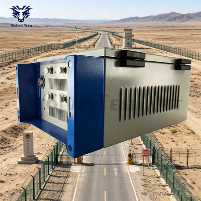 Buy Outdoor Waterproof High Power 600W 6 Bands Wifi Bluetooth GPS Drone WiFi Signal Jammer for Border Control Anti-Drone And GPS Shielding online manufacture