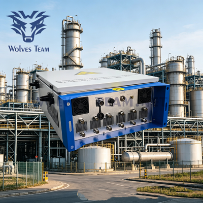 Buy 240W GSM Cellular High Power 12 Bands Cell Phone Waterproof Outdoor Signal Jammer For Chemical Plant online manufacture