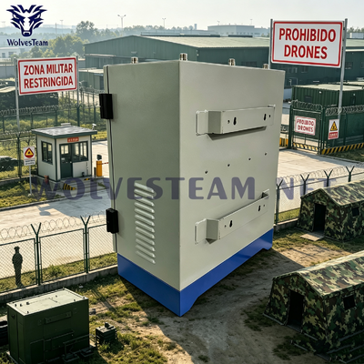Buy 300W 6 Channel Waterproof Omni Directional Signal Jammer For 100-300m CoverageAnti-Drone And Cell Phone Signal Blocker For  Armed Forces Camp Perimeter Security online manufacture