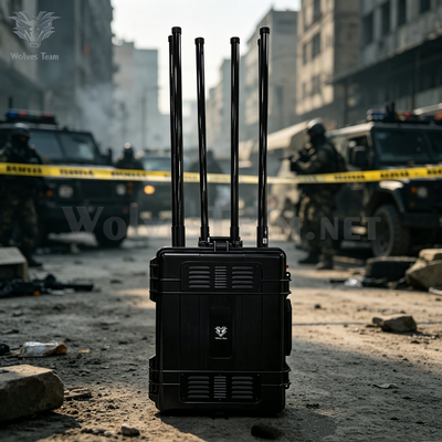 Buy Portable Signal Jammer Providing Signal Disruption with Remote Control for Safety in Bomb Disposal and EOD Temporary Sites online manufacture