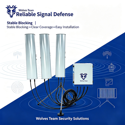 Buy 600W IP65 Waterproof 14-Band Outdoor Signal Jammer RF Jammer for 2G 3G 4G 5G WiFi GPS L1 L2 online manufacture