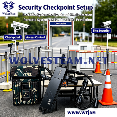 Buy 120W Manpack Drone Signal Blocker with GPS L1/L2 Coverage and Built-in Battery for Field Missions online manufacture