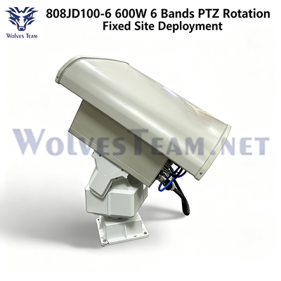 Buy 600W 6-Band PTZ Directional Anti-Drone PTZ System for Long-Range Drone Jamming online manufacture