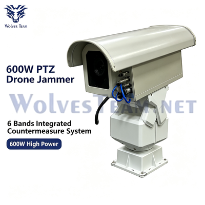Buy 600W 6-Channel PTZ Directional UAV Jammer with Smart Cooling System online manufacture