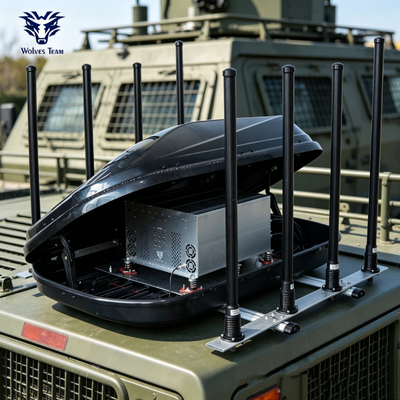Buy Vehicle‑Mounted Anti‑Drone Jammer 400W 8 Bands Outdoor UAV Signal Blocker Mobile Anti‑UAV System online manufacture