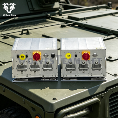 Buy Outdoor 2000M Vehicle Signal Jammer Dual Unit High Power RF Suppression Custom Power For Vehicles Or Prisons online manufacture