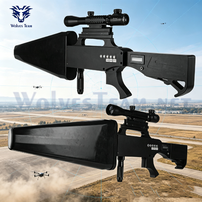 Buy Long Range 500‑1000m Handheld Anti‑Drone Gun, Portable Counter UAV Signal Suppression Device For Government And Site Security online manufacture