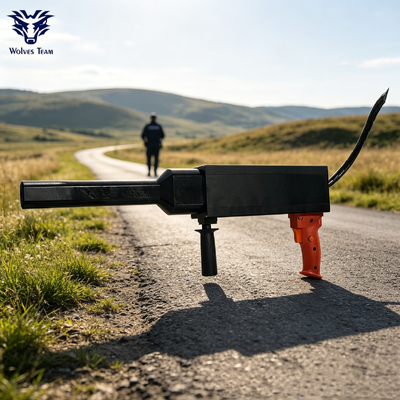 Buy Up To 1000M IP55 Outdoor Long Range UAV Signal Jammer Gun Type Anti Drone Suppressor online manufacture