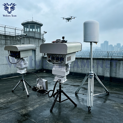 Buy Dual Combined Directional Anti Drone Jammer Integrated With Drone Detector And Pilot Locator  Effective Jamming And Detection Range Over 1000 Meters online manufacture