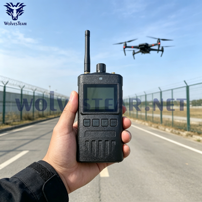 Buy Handheld Drone Detector Equipped With Built-in Rechargeable Battery And Omni  Directional Antenna Auto Alarm When Detecting Drone Signals Customizable Frequency Bands online manufacture
