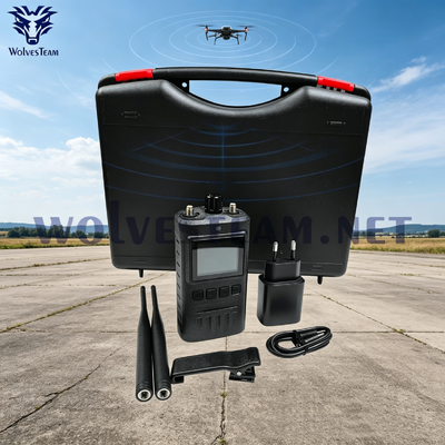 Buy Portable Handheld 3-8 Bands Anti Drone Detetor For Law Enforcement online manufacture