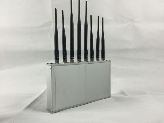 8 Bands Desktop 20m 8W Mobile Phone Jammer