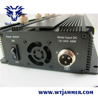 UMTS 3G/GSM800/900MHz 4G 5G Mobile phone signal Jammer Jamming range up to 40m