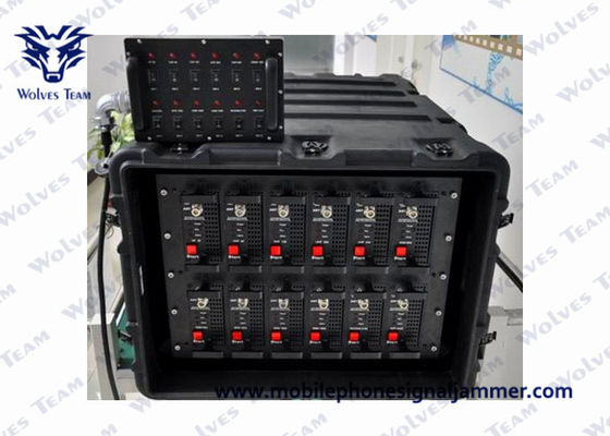 12 Bands 868W IED Bomb Jammer For Military Convoy