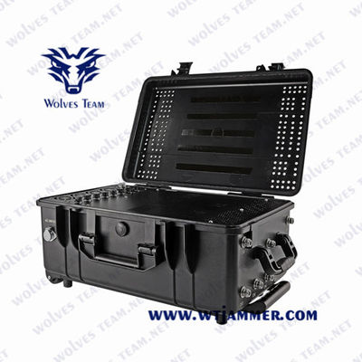 Shockproof Multi Band 300W UHF VHF Wireless Signal Jammer