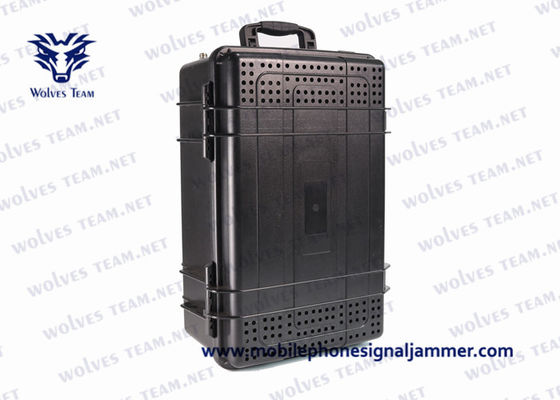 Waterproof Portable Vehicle Bomb Cell Phone Signal Jammer With DDS Convoy Jamming System