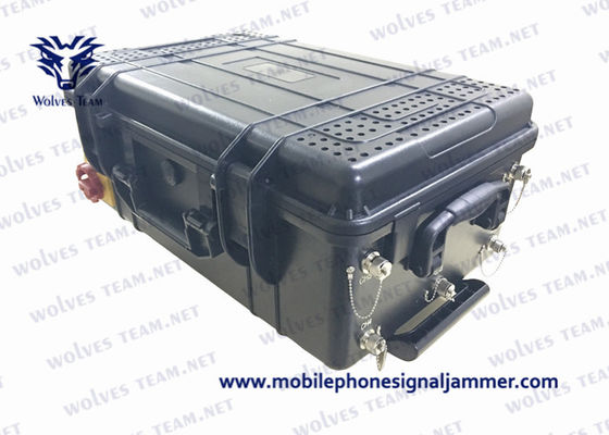 Waterproof Portable Vehicle Bomb Cell Phone Signal Jammer With DDS Convoy Jamming System