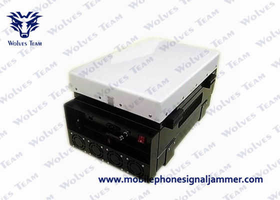 Powerful Prison Jammer Mobile phone Jammer WiFi Bluetooth With Directional Panel Antennas