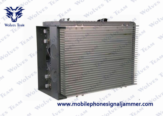 4G 5G Cell phone Blocker GSM CDMA PCS Prison Jammer 300 - 600M Shielding Radius For Large Sensitive Locations