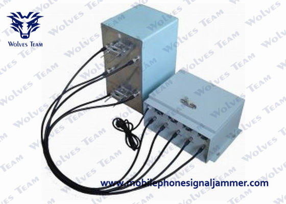 High Power Celluar Signal Jammer CDMA GSM 4G 5G WIFI Bluetooth Metal Housing Good Cooling System
