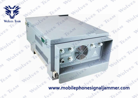 High Power Celluar Signal Jammer CDMA GSM 4G 5G WIFI Bluetooth Metal Housing Good Cooling System