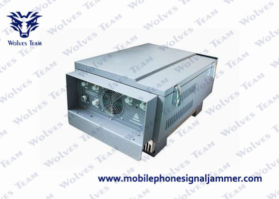 High Power Celluar Signal Jammer CDMA GSM 4G 5G WIFI Bluetooth Metal Housing Good Cooling System