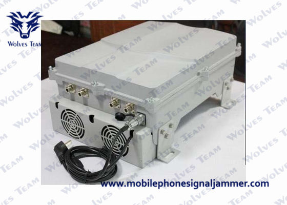 Dust Resistance Convoy Bomb Jammer , Cell Phone Wifi Signal Jammer Jamming Range 100m