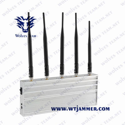 10W Powerful GPS Signal Jammer Glonass All GPS L1 L2 L3 L4 L5 50 To 60Hz Long Lifespan 80 meters