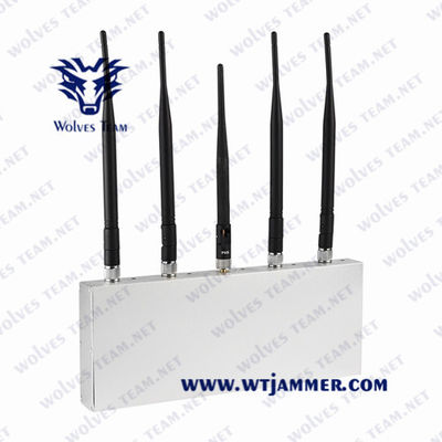 10W Powerful GPS Signal Jammer Glonass All GPS L1 L2 L3 L4 L5 50 To 60Hz Long Lifespan 80 meters