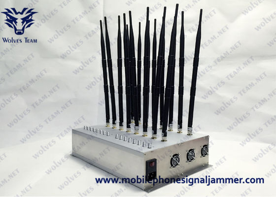Adjustable WIFI Gps Signal Blocker 22 Antennas Cell Phone Signal Jammer GSM 4G 5G 315/433MHz Jammer