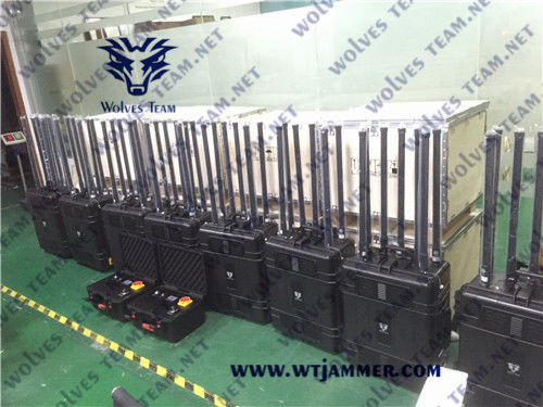 180 Meters 80W GSM850 CDMA TDMA WiFi Cell Phone Jammer