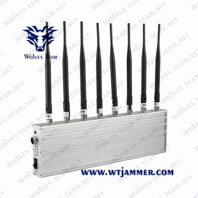 40m 18W 3G 4G UHF VHF WiFi Bluetooth Signal Jammer