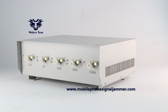 Smart Mobile Cell Phone Signal Jammer Blocker WiFi Bluetooth /5G/GPS/Lojack/UHF/VHF Signal Jammer 150 meter range