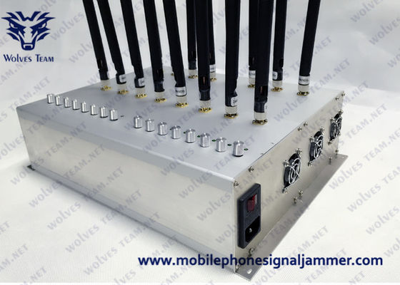 Smart Mobile Cell Phone Jammer WiFi Bluetooth /5G/GPS/Lojack/UHF/VHF Drone Signal Jamming