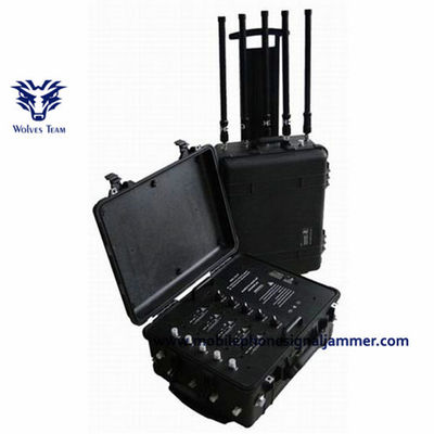 Portable Wireless Signal Jammer Efficient Range Radius Up To 200 Meters Long Lifetime Built in Battery Cell Phone Jammer