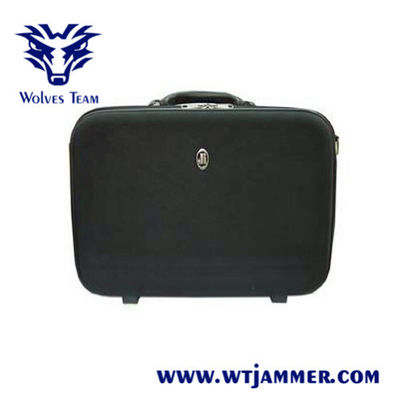 Portable Briefcase IR Laser Telescope Jamming range 3500 meters Anti Uav Drone Jammer WIFI GPS Signal Blocker