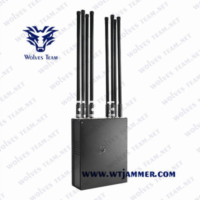 Built - In Battery 40 Watt GSM 3G 4G WiFi  Backpack Signal Jammer