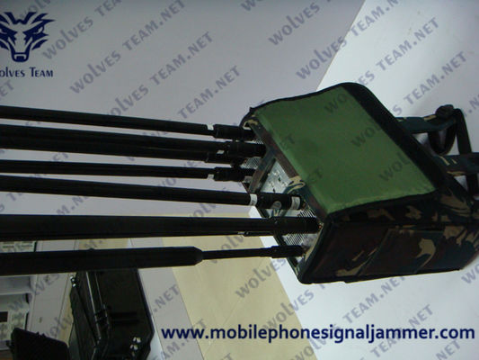 Bluetooth Wireless 50w Phone Signal Blocker Jammer For Military