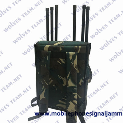 Bluetooth Wireless 50w Phone Signal Blocker Jammer For Military