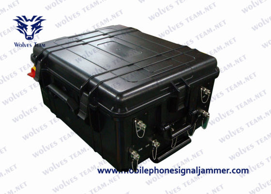 Big Powerful Vehicle Jammer Waterproof All Cell Phone 5G Signal Jammer/Wifi/Bluetooth 2.4g 5.8g Signal Jammer