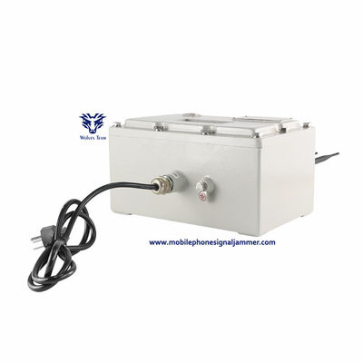Outdoor Waterproof Using Drone Signal Prison Jammer Use for 80W 120m WiFi2.4G Bluetooth Signal Jammer
