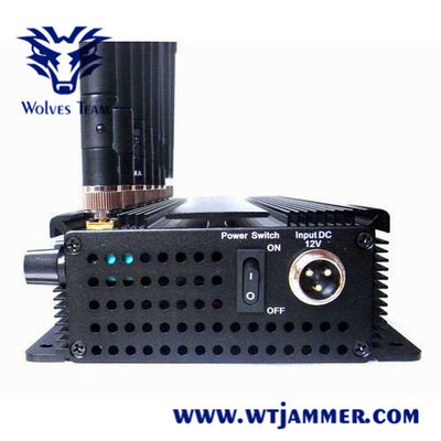 4w 30m Bluetooth Wif I2.4g 5.2g 5.8g Wifi Network Jammer