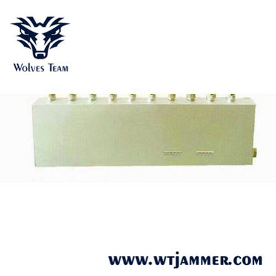 10 Bands 16 Watts 3G 4G GPS WiFi LoJack VHF UHF Signal Jammer