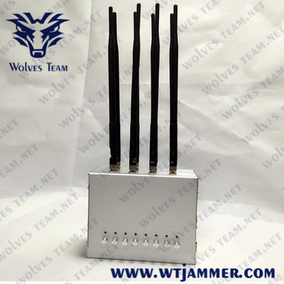 Adjustable 6 Bands 30m 15W GPS 3G 4G All Cell Phone Signal Jammer